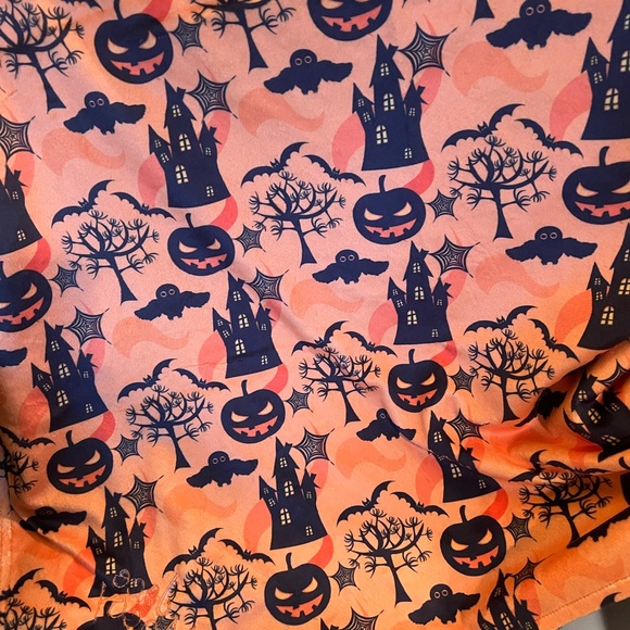 Halloween minky baby blanket - Picture 3 of 4